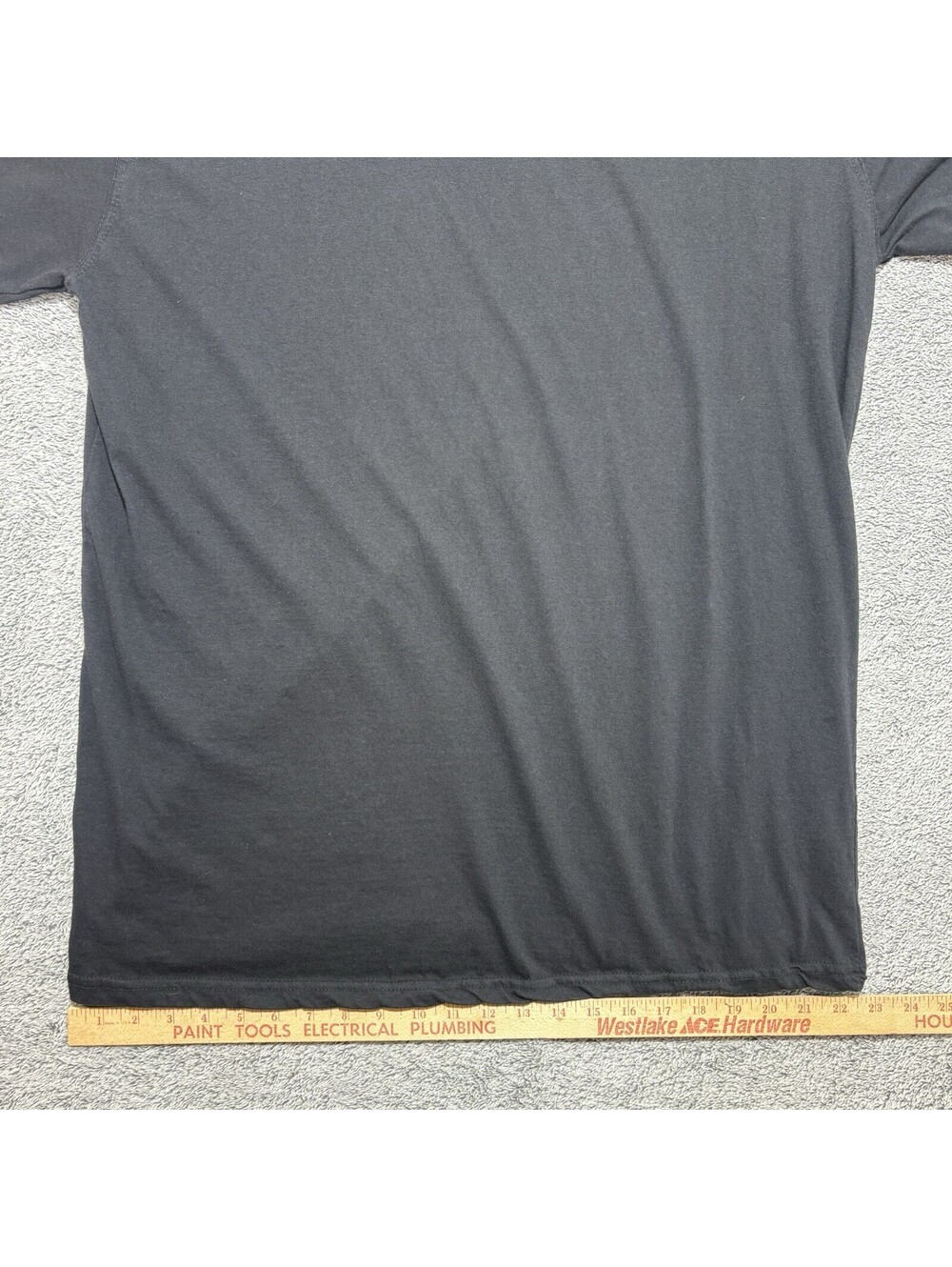 CHAMPION Men’s XL 100% Cotton Solid Black T-shirt - Picture 9 of 12